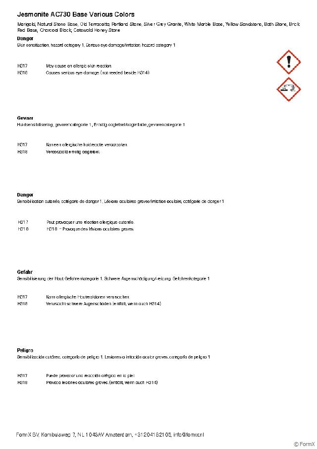AC730 - Bases 25 kg