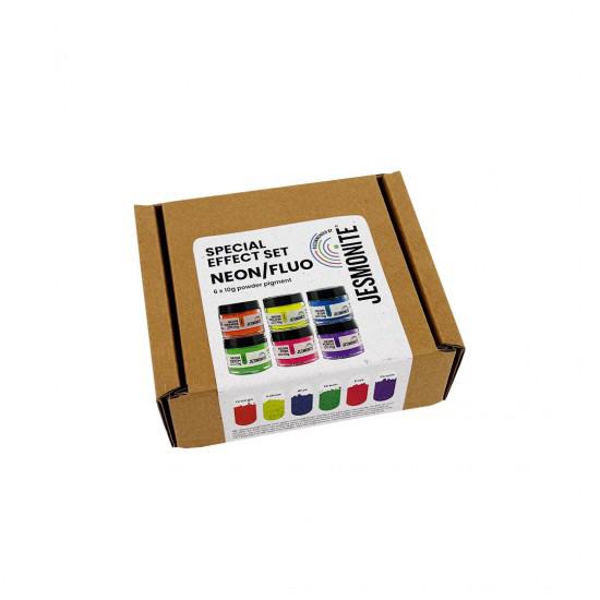 Neon pigment powder